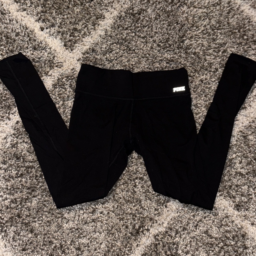 PINK Victoria's Secret Kids Black Leggings